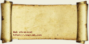 Zorana Bjelogrlić vizit kartica